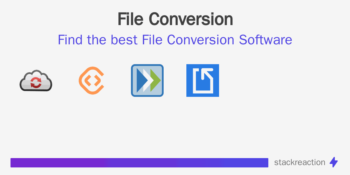 Find the best File Conversion Software