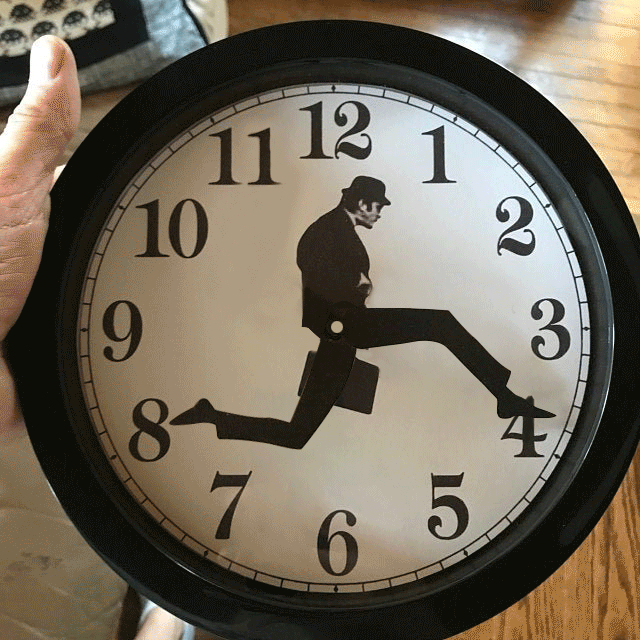 Idearock™ Ministry of Silly Walks Clock idearock