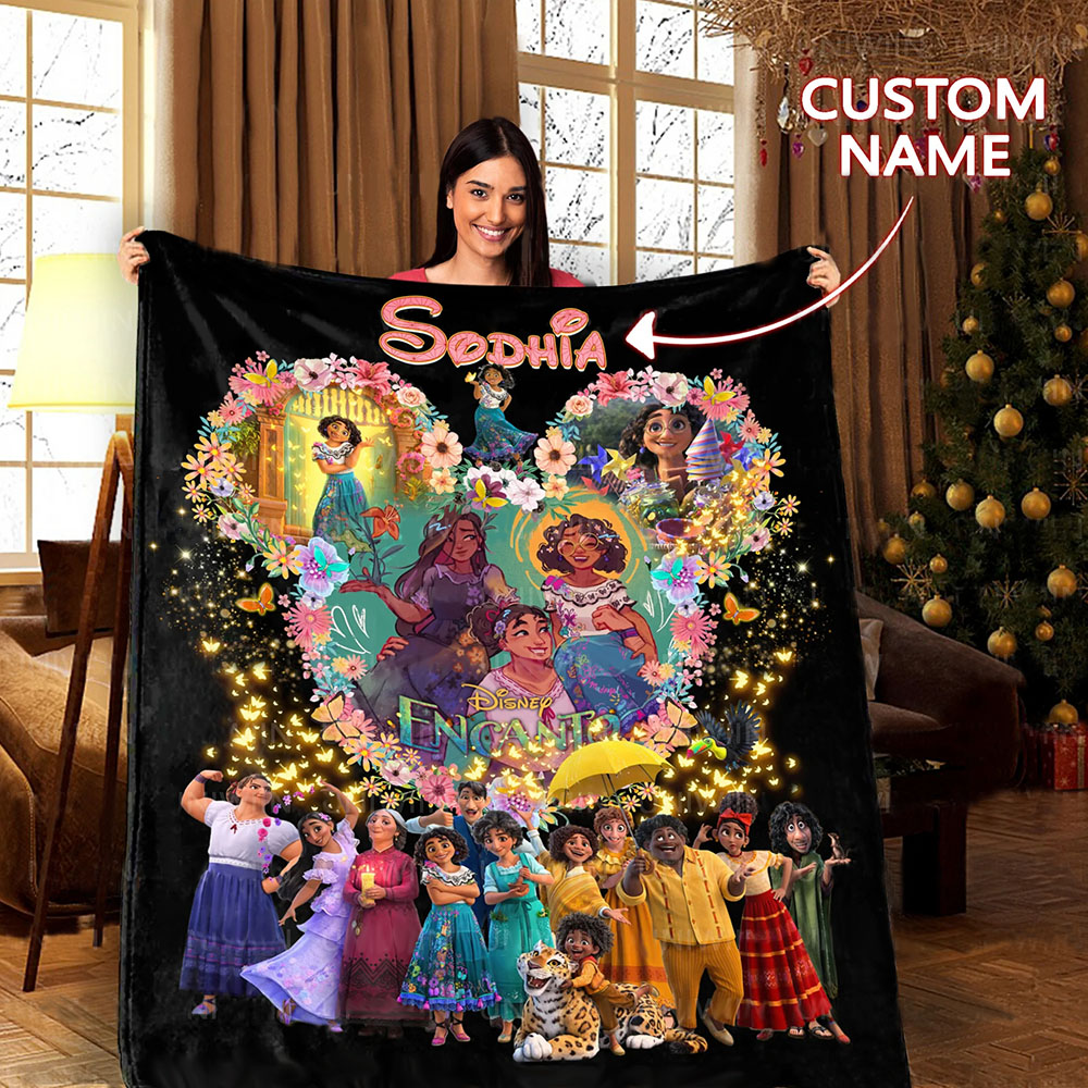 Personalized Disney Princess Blanket Gifts For Kids