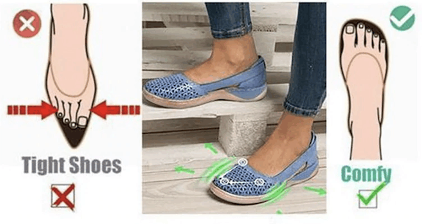 Women’s Bunion Shoes Flat Shoes for Bunions