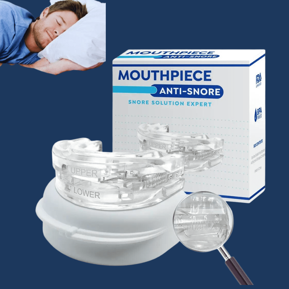 Anti Snoring Mouthpiece Snore Stopper CPAP Machine for Sleep Apnea New