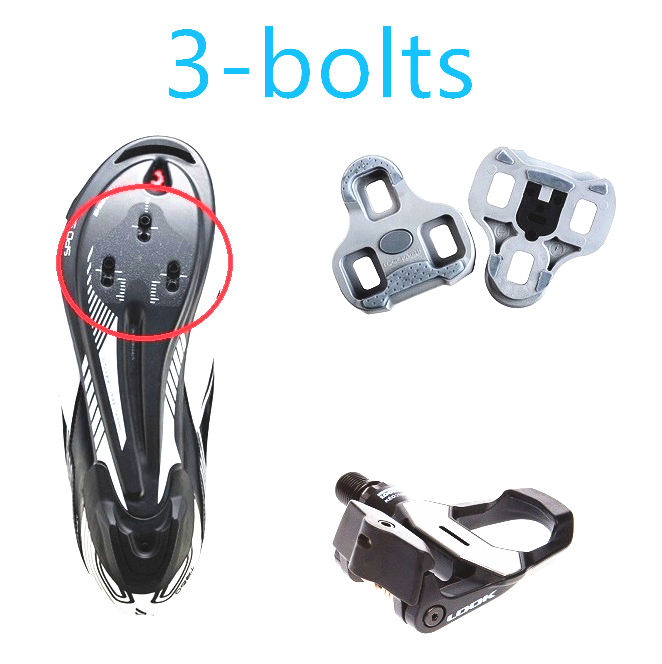 Inkesky Road Bike Cleats Compatible with Look Delta 9 Degree Float