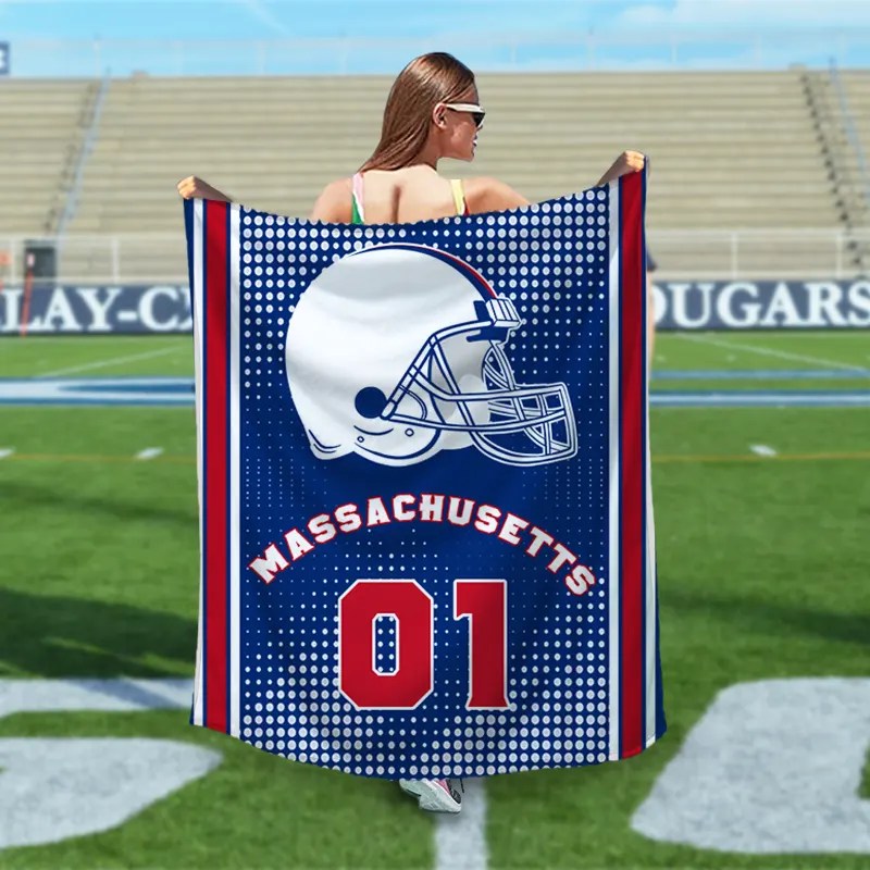 Custom Blankets Personalized New England Patriots Football Sport Blanket
