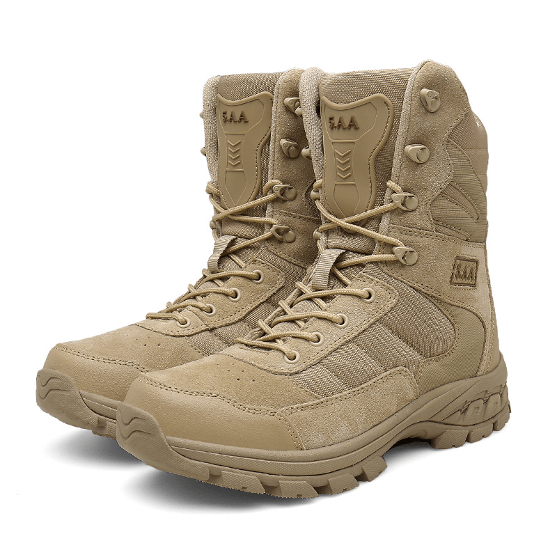 Men's Waterproof NonSlip Military Combat Boots Hunting Hiking Boots