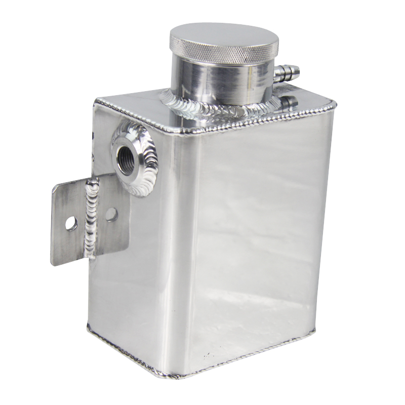 Aluminum Coolant Overflow Catch Can Bottle Expansion Tank New Universal