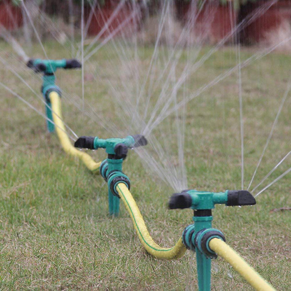 Automatic 360 Rotating Garden Lawn Irrigation Water Spray Device