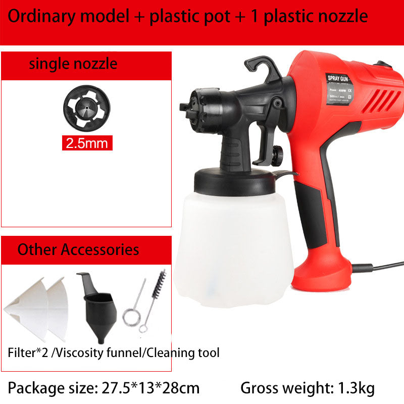 Electric Spray Gun Detachable Highvoltage Electric Paint Spray Gun