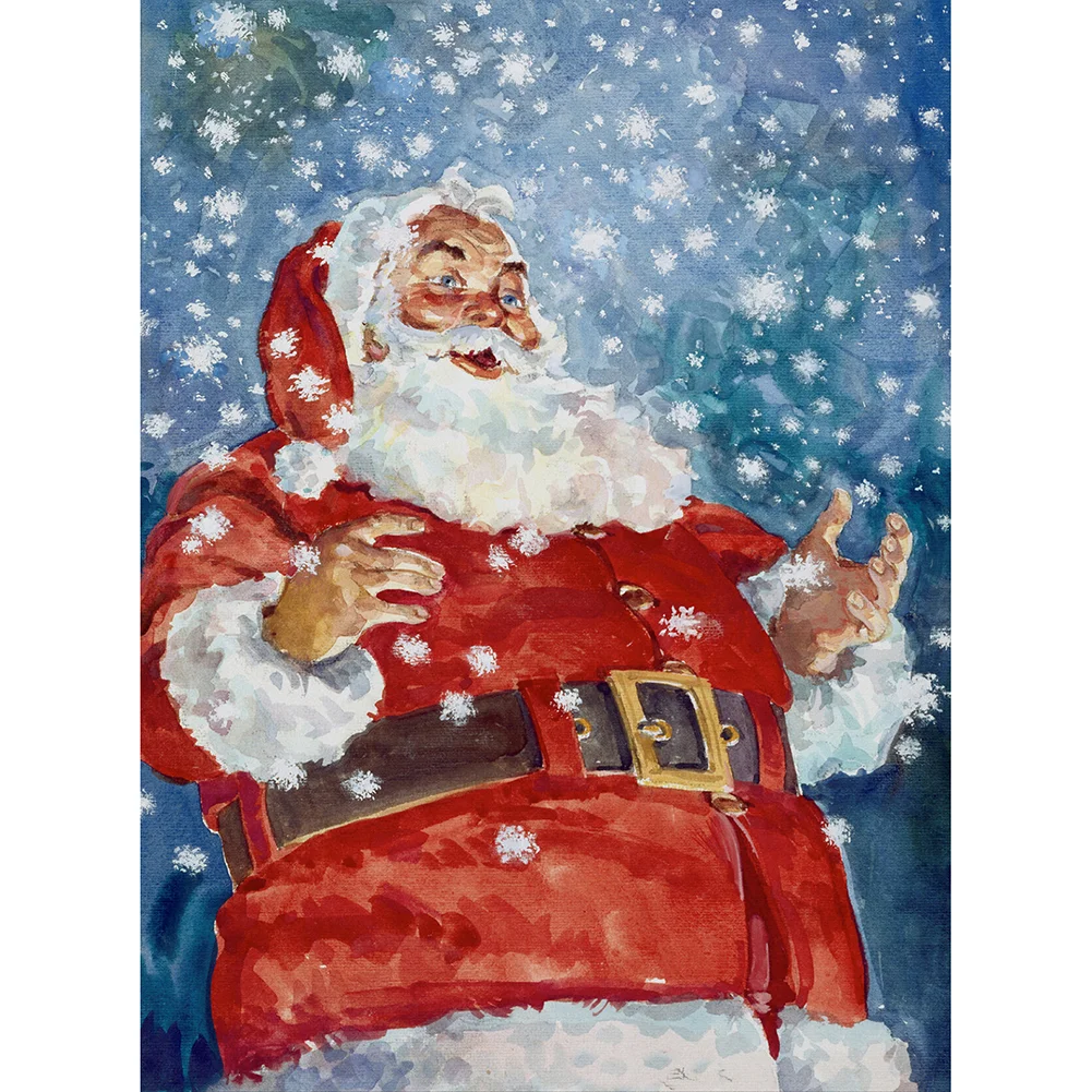 Santa Claus (canvas) full round or square drill diamond painting