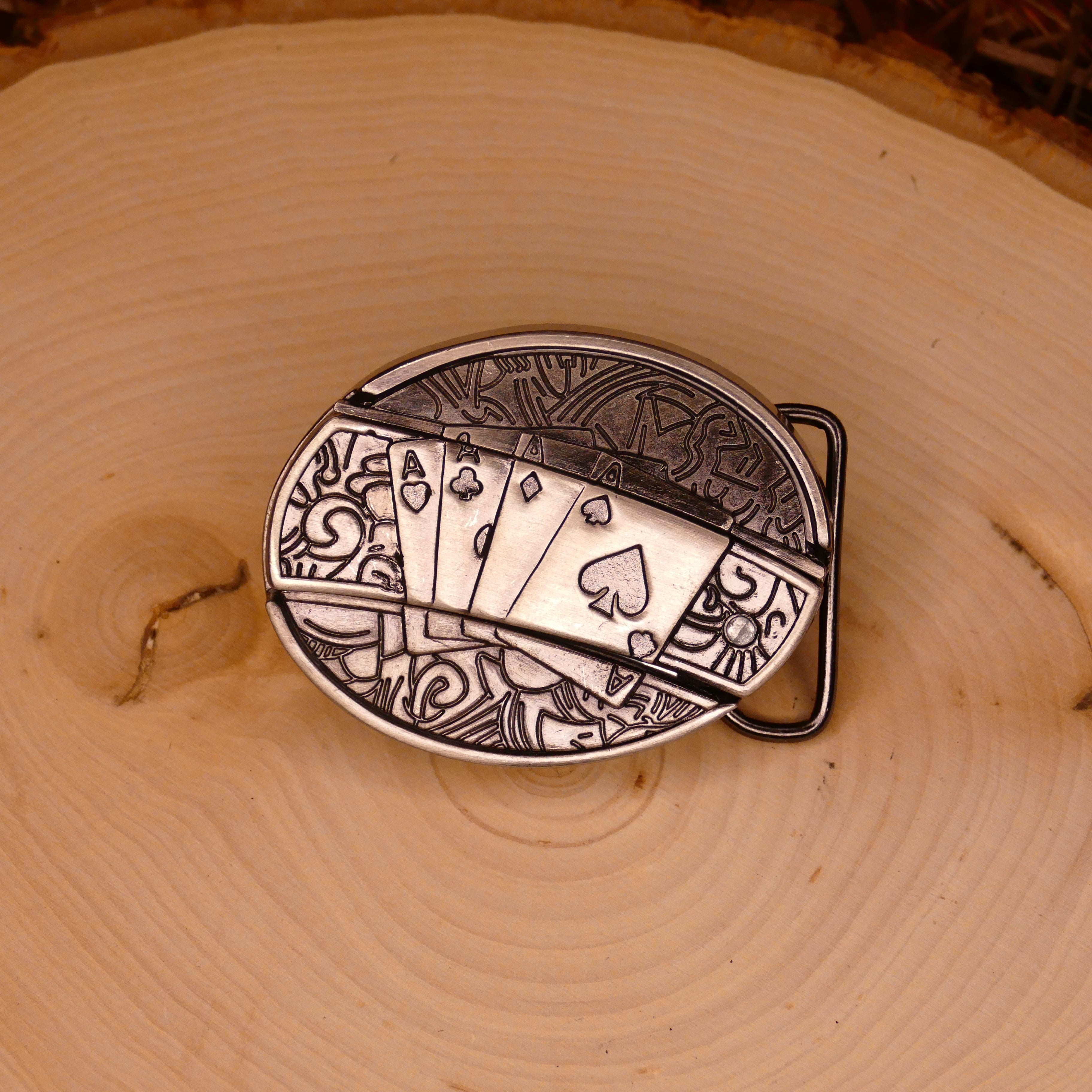 Card Deck Belt Buckle