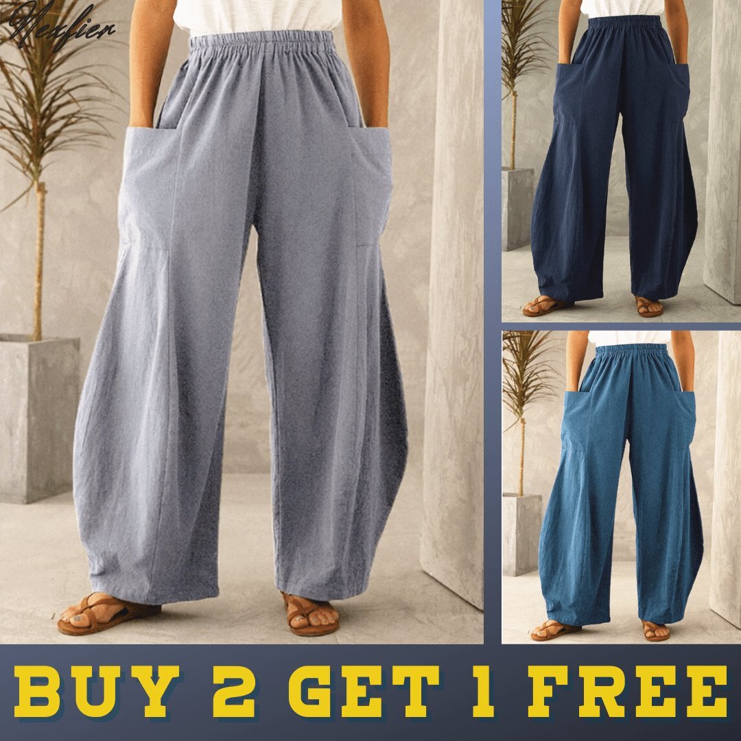 Hot Sale丨 Available in 3 Colors / Cotton Loose Style Elastic Band Wide