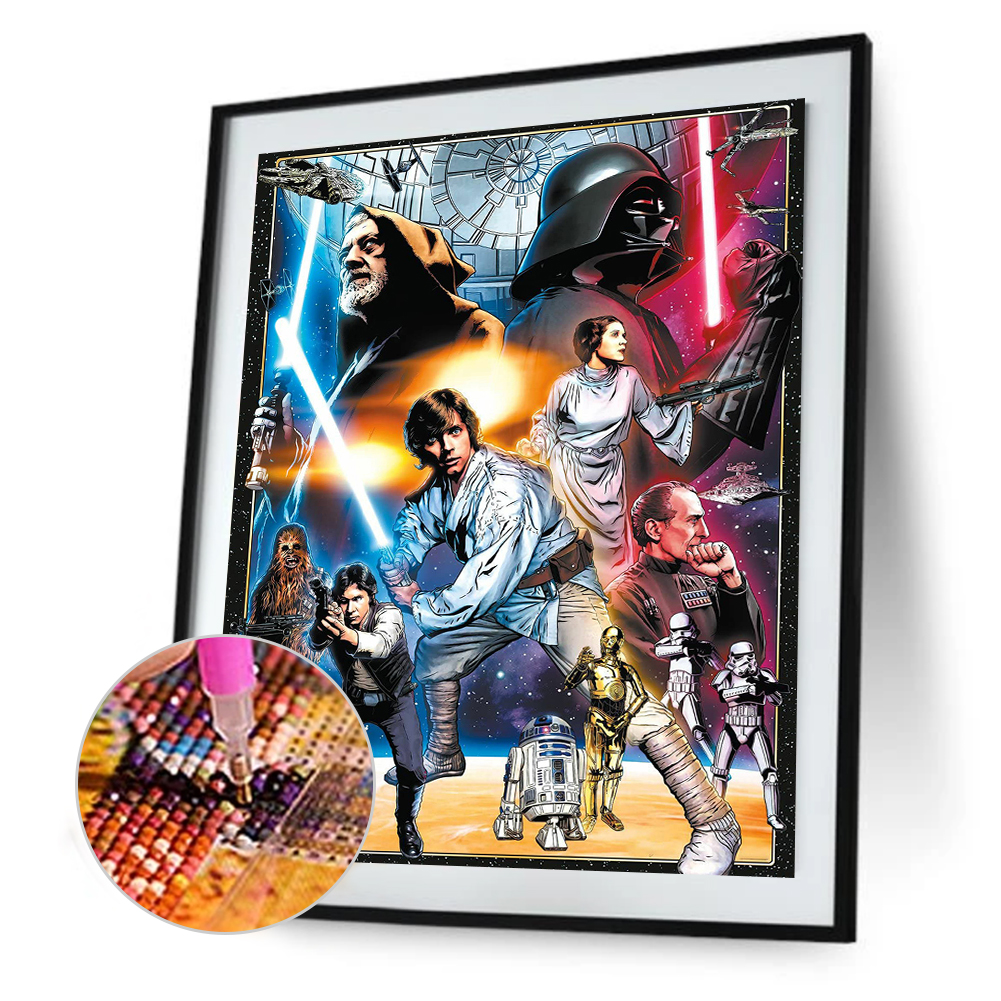 Full Square Diamond Painting Star Wars(20*30 50*70cm)