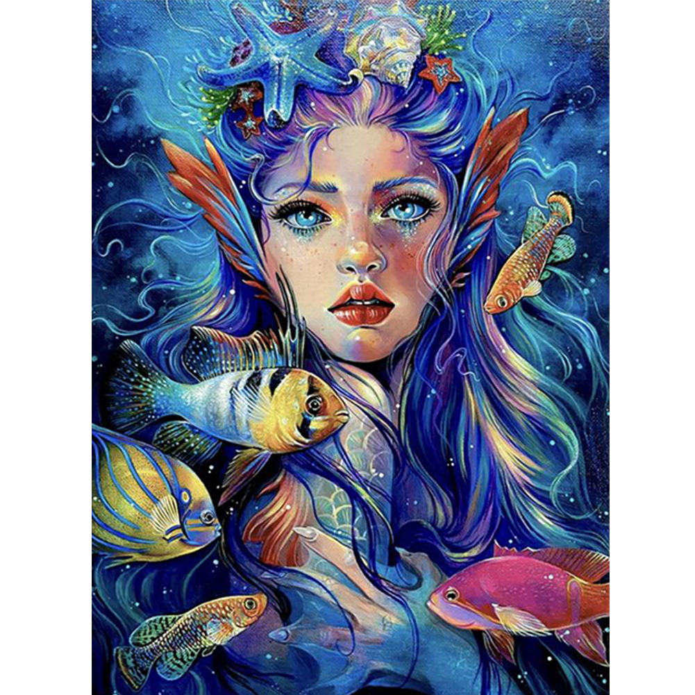 Goldfish GirlPaint by Numbers 40*50cm
