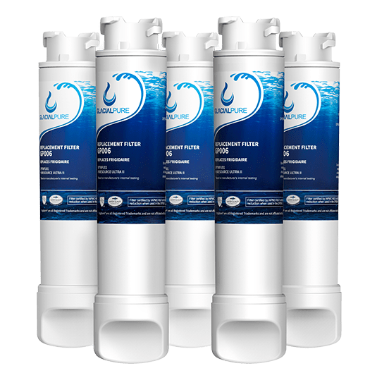 GlacialPure Replacement For Frigidaire EPTWFU01 Water Filter 5 Packs
