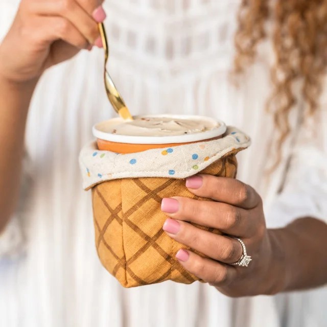 Patchwork Ice Cream Cozy Template