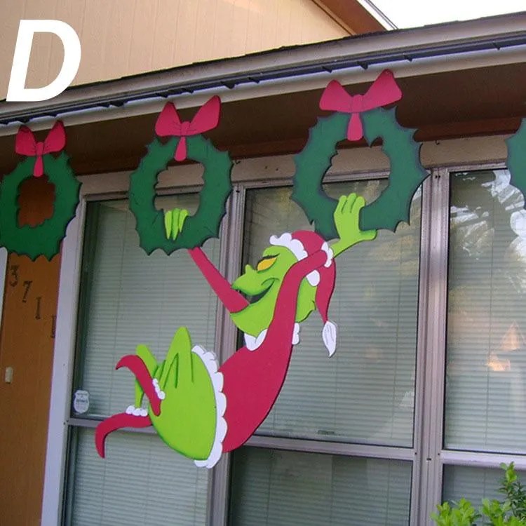 2021 Christmas Fence DecorationBuy 2 Free Shipping