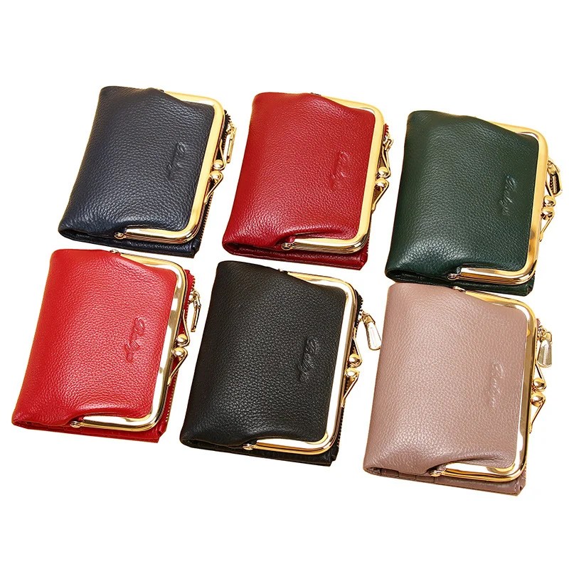 Pongl Designer Women Wallets 2022 Cow Leather Coin Purse Small Money