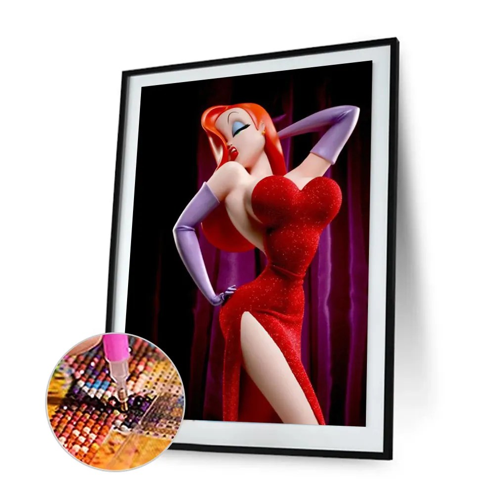 Jessica Rabbit 40*60cm(canvas) full round drill diamond painting