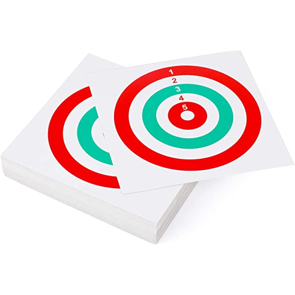 GearOZ Airsoft Target Papers for Pellet Trap Pellet Catcher Target
