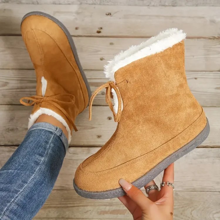 Vintage ButterySoft Waterproof Wool Lining Boots