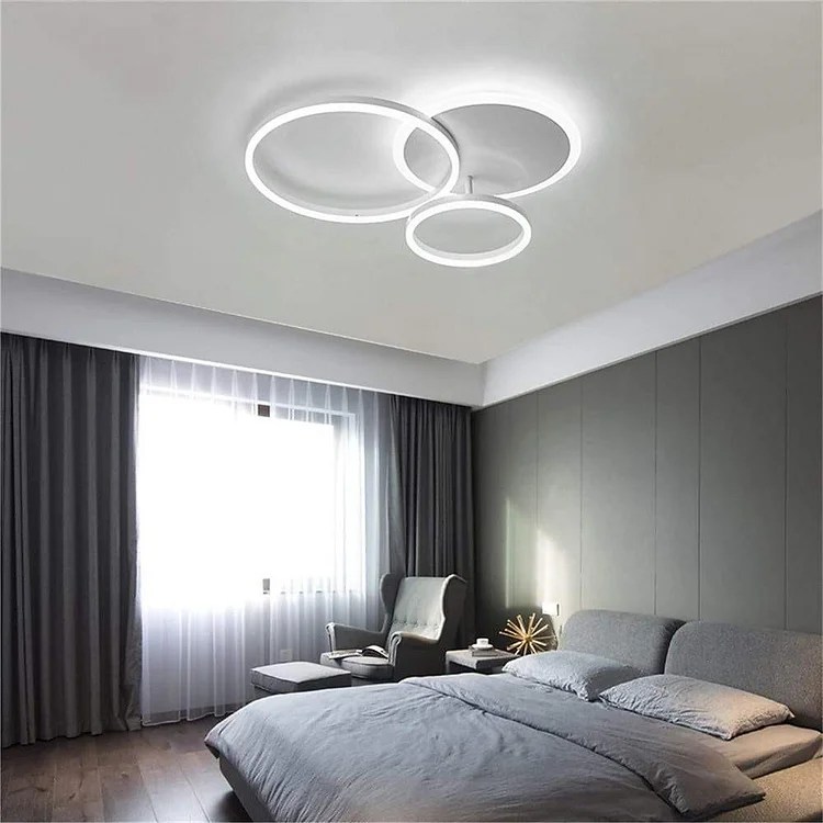 3 Circle Nordic Flush Mount LED Lights Bedroom Ceiling Lights