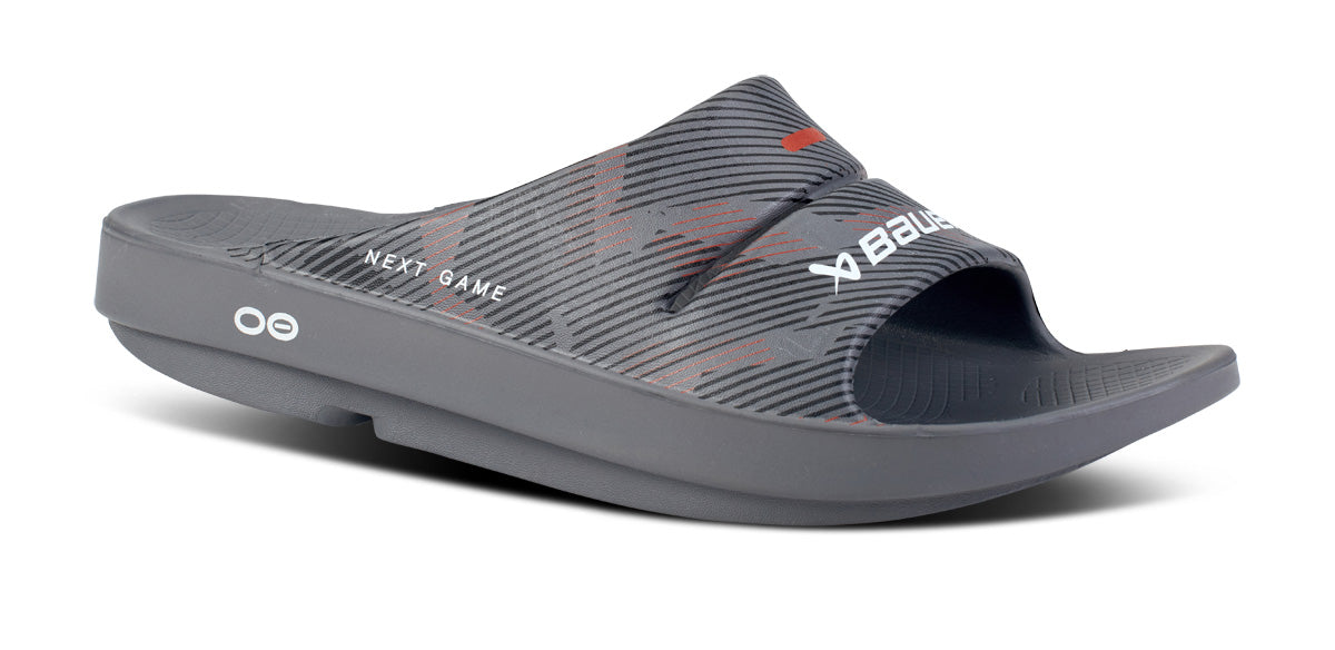 BAUER/OOFOS Men's OOahh Limited Slide Sandal Slate