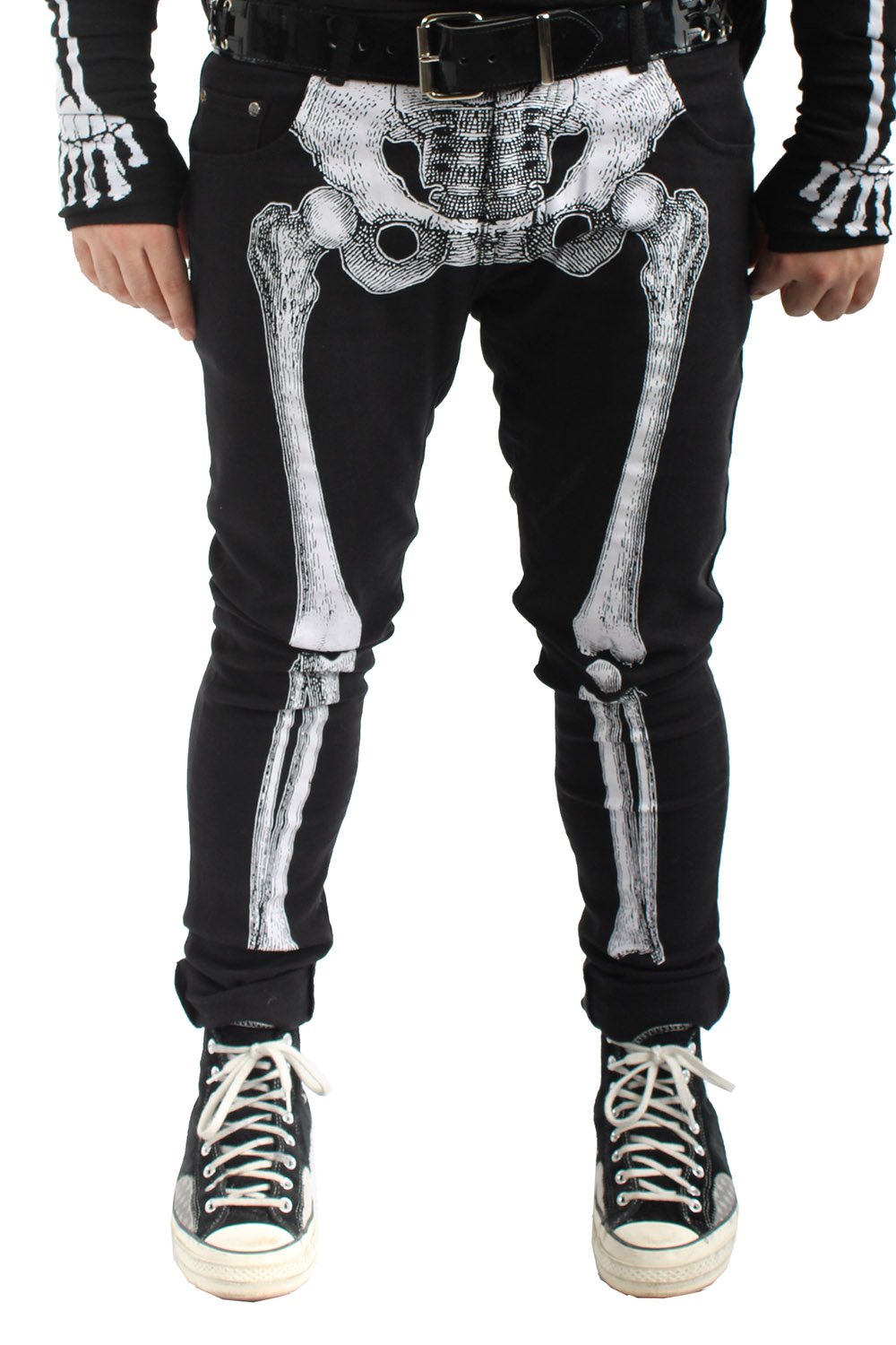 Skeleton Jeans [White Bone]
