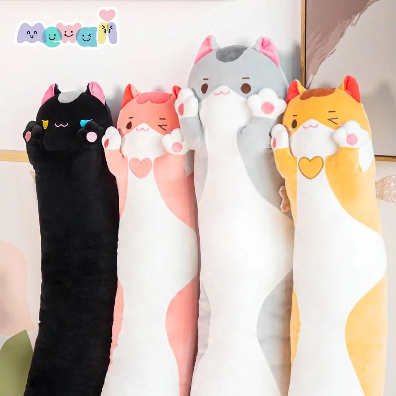 Mewaii™ Long cat plush pillow giant stuffed animals squishy toys