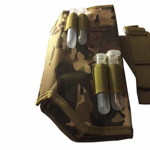 Tactical Scabbard with 4 Salt Magazine Loaders Insect Eradication Bugs