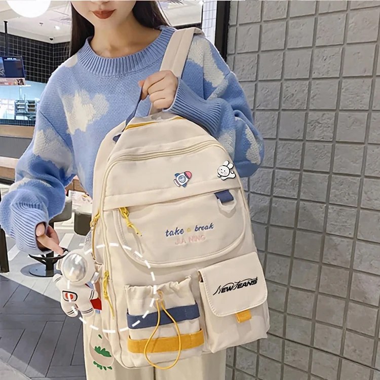 NewJeans Logo Nylon Backpack
