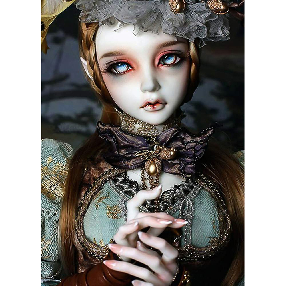Resin Doll Handmade 30*40cm(canvas) full round drill diamond painting