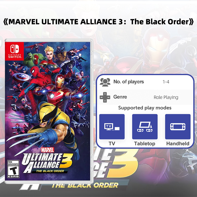 MARVEL ULTIMATE ALLIANCE 3：The Black Order Nintendo Switch Game