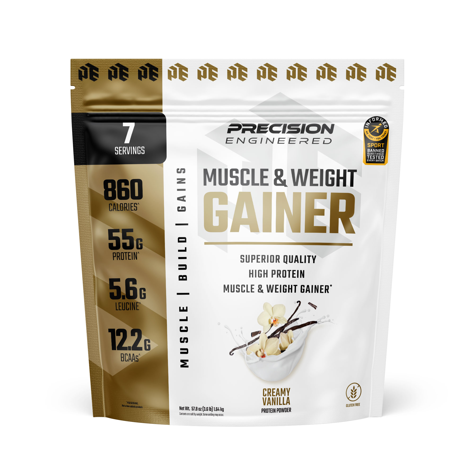 Precision Engineered Muscle & Weight Gainer Vanilla