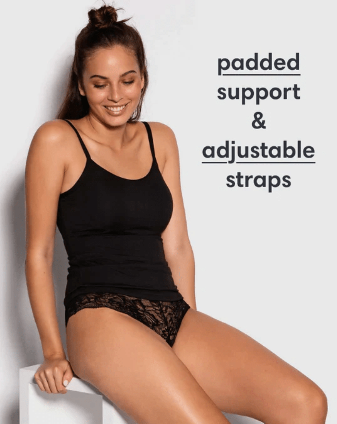 Ypooy Lingerie Tank With BuiltIn Bra