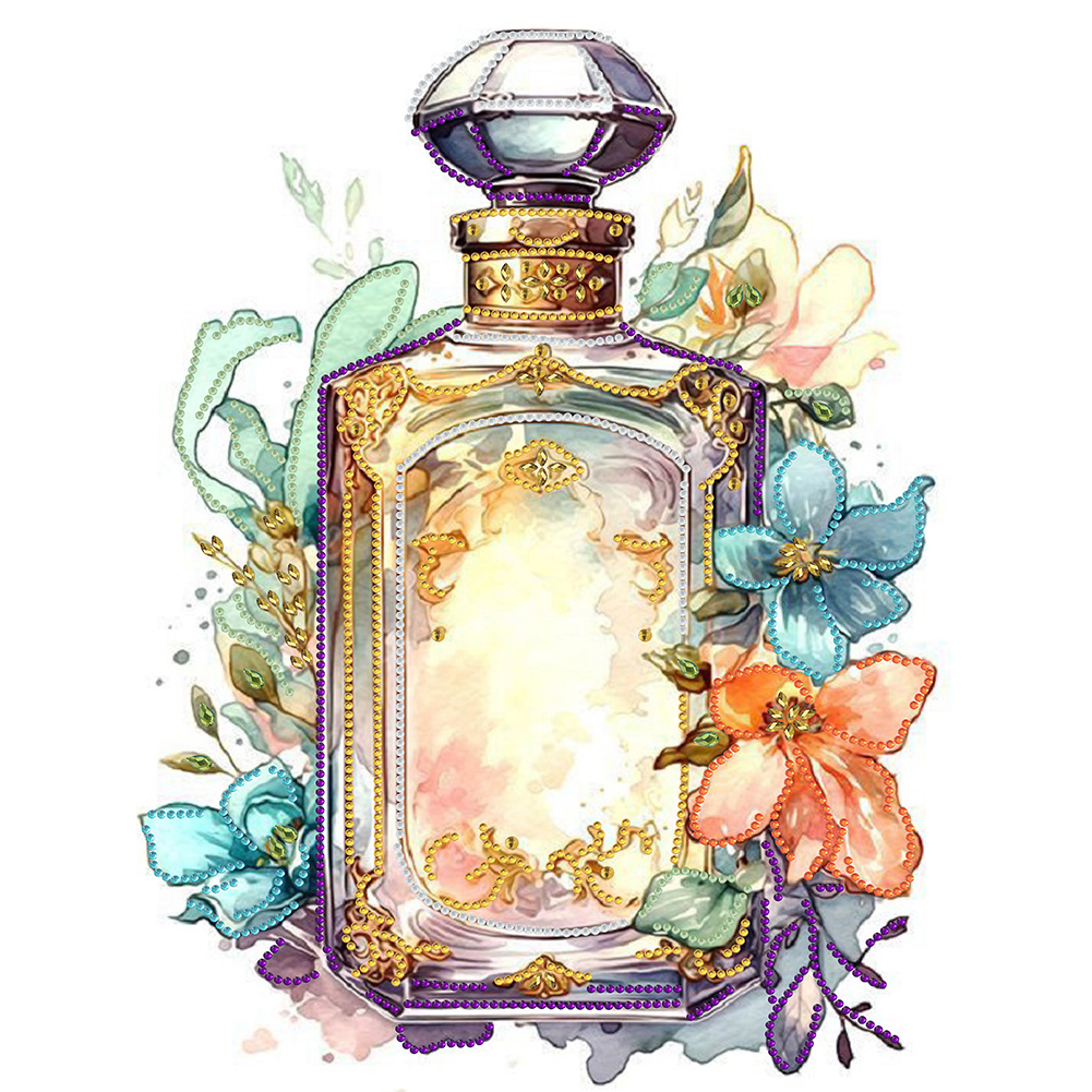 5D DIY Crystal Rhinestone Diamond Painting Perfume Bottle