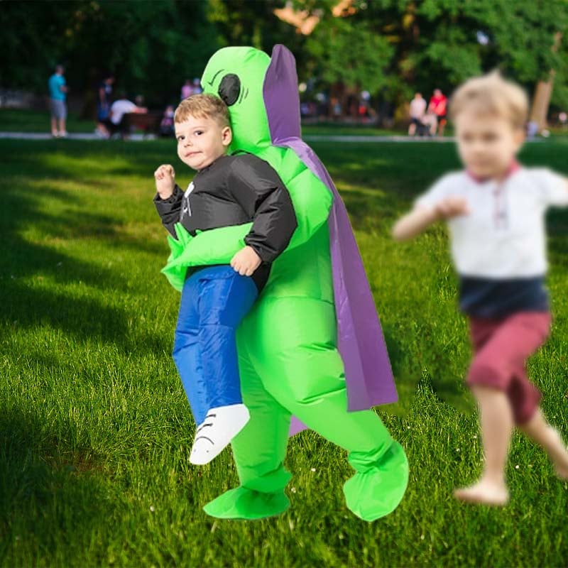 Halloween Inflatable Alien Costume for Adults Kids