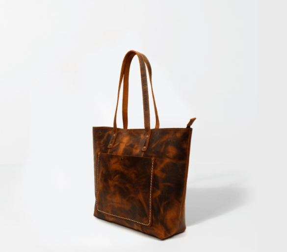 Custom leather tool bag box , vintage leather tool tote bag for men