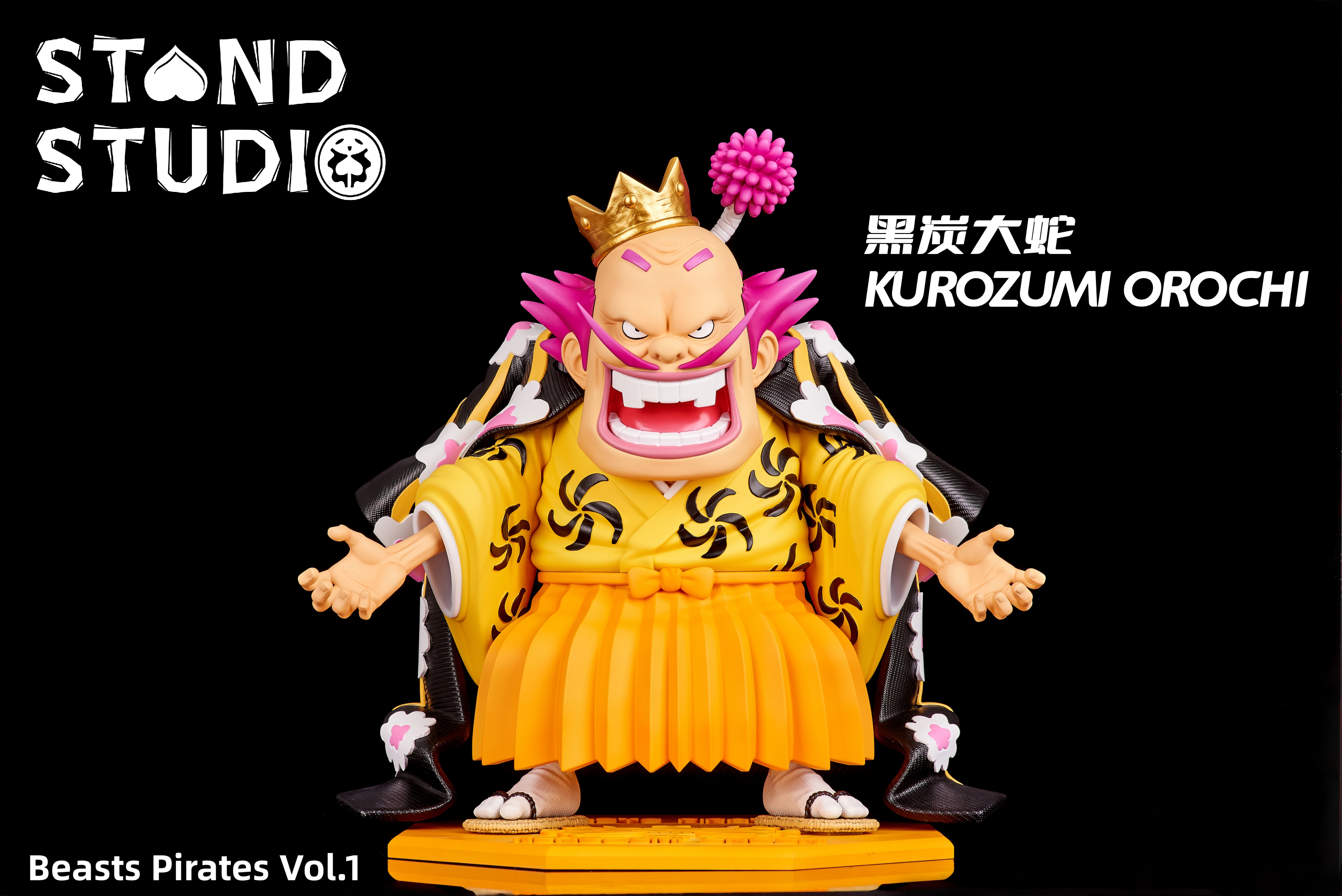POP Scale Kurozumi Orochi ONE PIECE Resin Statue STAND Studios