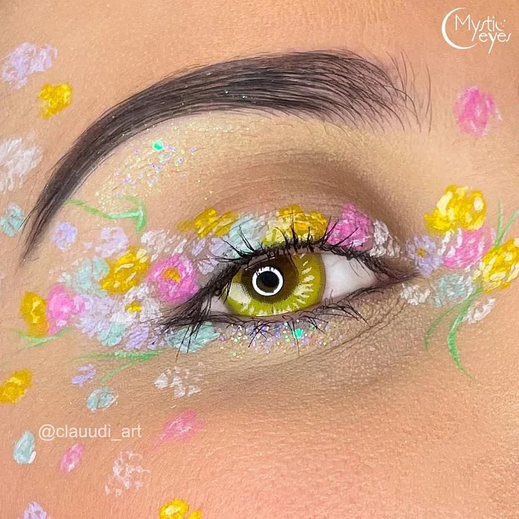 Anime Yellow Halloween Contact Lenses Mystic Eyes®