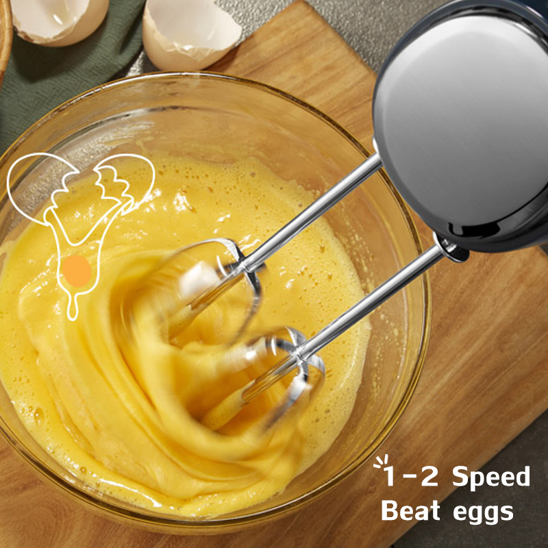Bear Electric Hand Mixer Bear 10 Speed 300W with 4 Stainless Steel