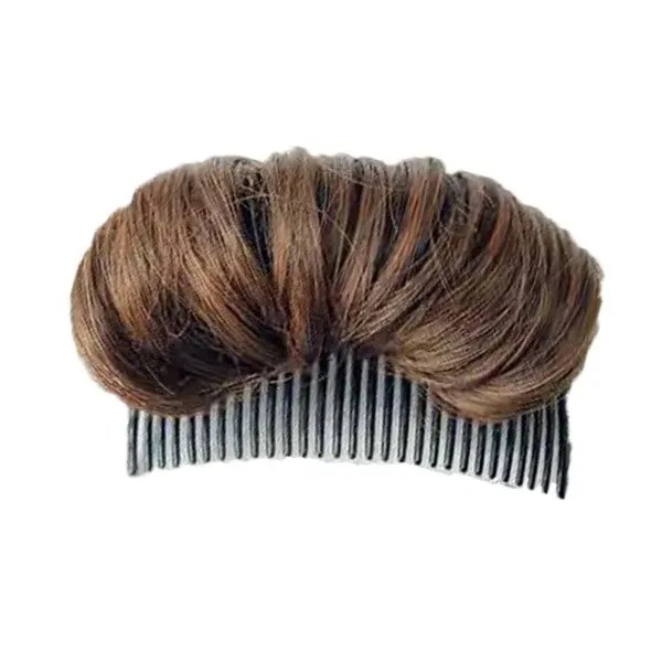 Princess shape invisible fluffy hair cushion lazy hair clip