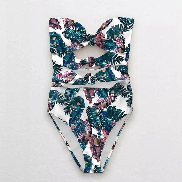 Ella High Waist Hollow Out Swimsuit