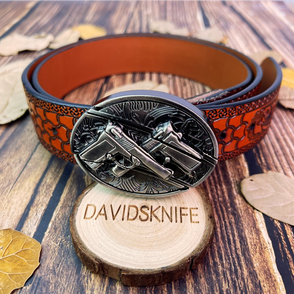 Western belt with Guns and Poker