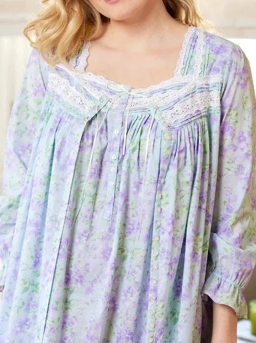 Periwinkle Dreams Cotton Lawn Robe