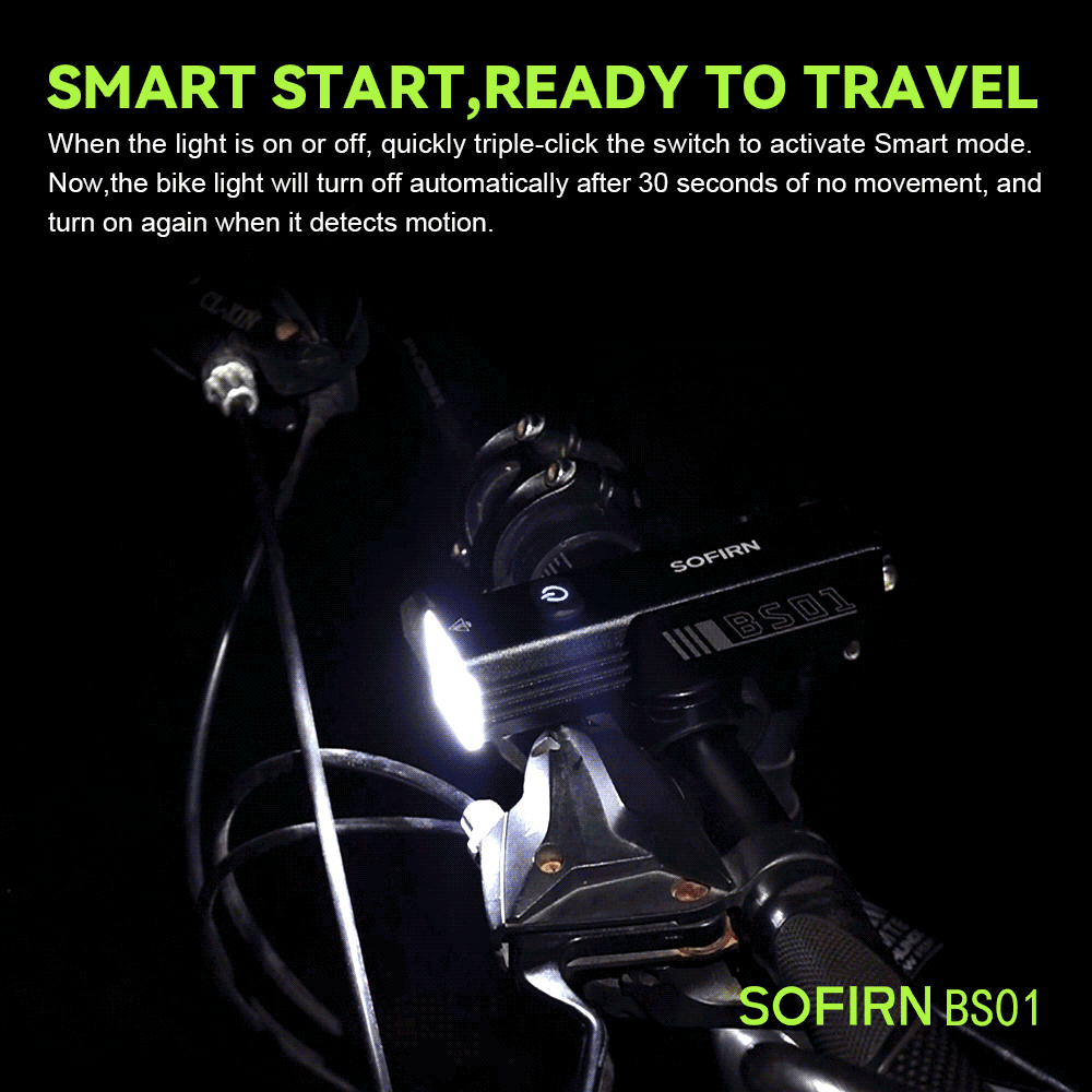 Sofirn BS01 LED Bike Light 2000 Lumens USBC Rechargeable Bicycle Light