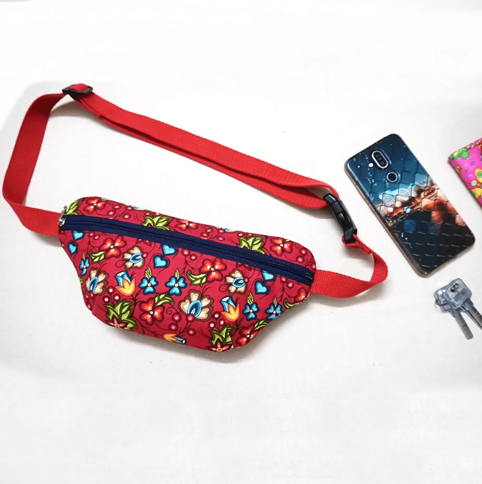 Fanny Pack Sewing Template with Instruction