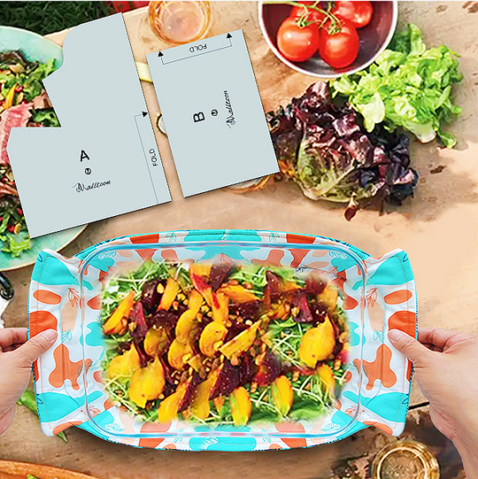 Hot Dish Cozy Template 2 PCS