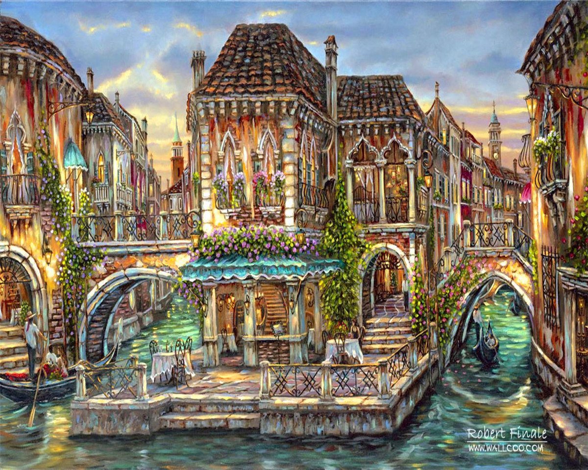 DIY Painting By Numbers Classic building