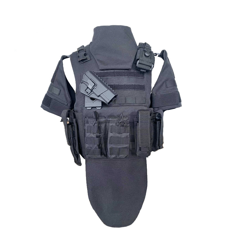 Hikepros 1000D Oxford Full Protective Level IV Black Body Armor