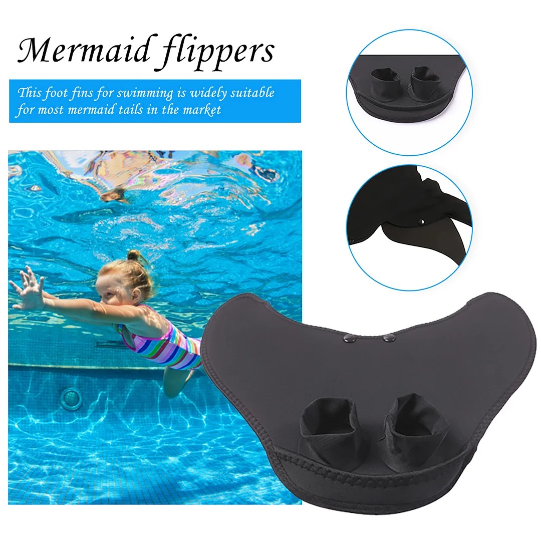 Fish Tail Swim Fins Snorkeling Scuba Diving Swimming Dive Flippers for Kid