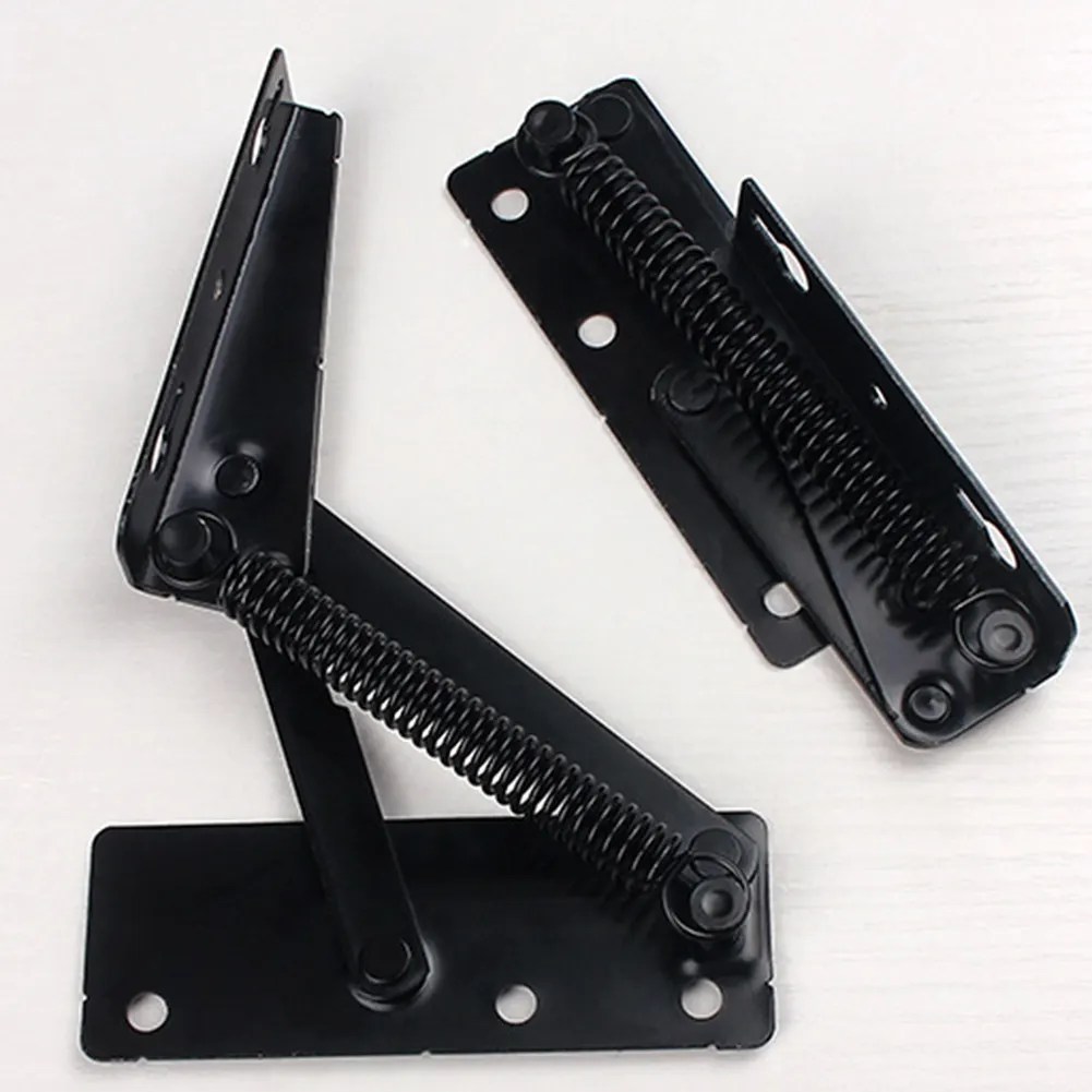 2pcs 10kg 80 Degree Folding Door Lift Up Top Sofa Bed Spring Hinges